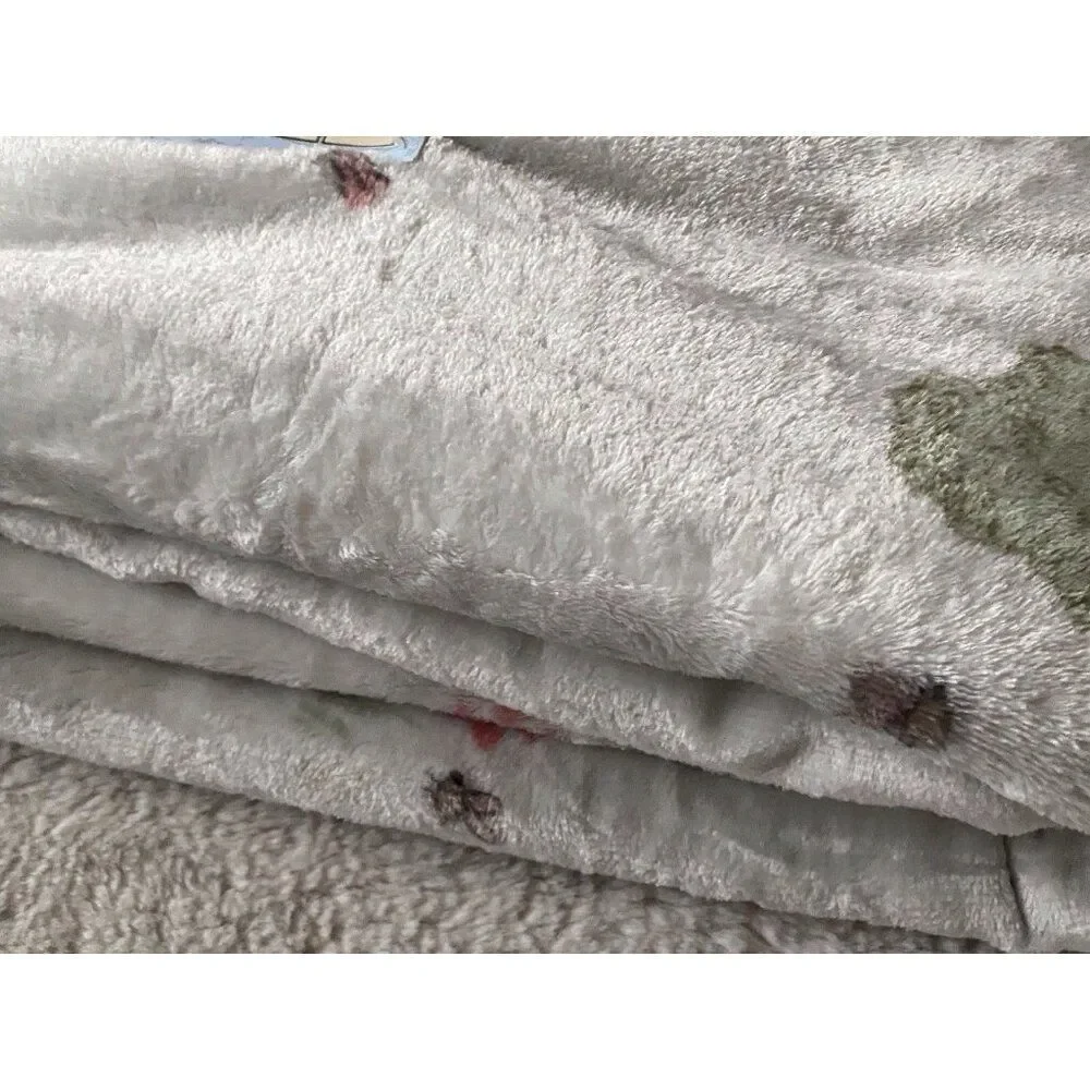 Pooh Bear Collection Winnie The Pooh Piglet Throw Blanket 50” X 70” NEW‎